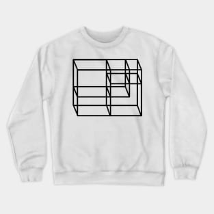 Optical Illusion Crewneck Sweatshirt